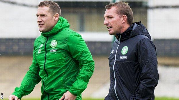 Kris Commons and Brendan Rodgers