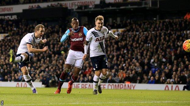 Harry Kane scores for Tottenham