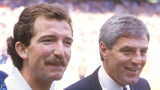 Graeme Souness and Walter Smith