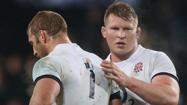 Chris Robshaw and Dylan Hartley