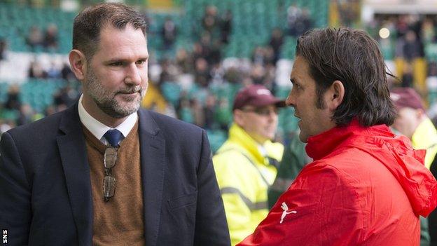 Dundee managing director John Nelms and Paul Hartley