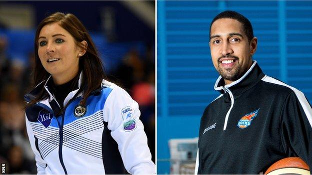 Eve Muirhead and Kieron Achara