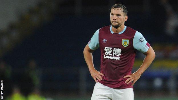 Danny Drinkwater playing for Burnley