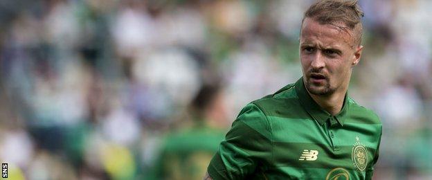 Celtic striker Leigh Griffiths