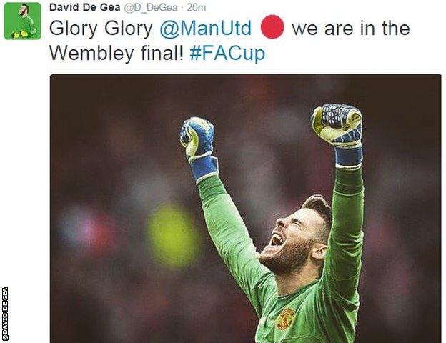 David De Gea twitter