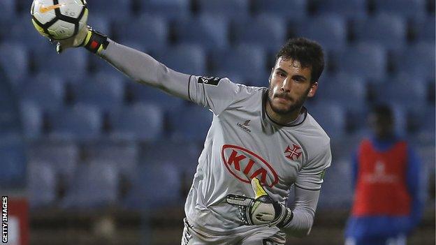 Andre Moreira in action for Belenenses