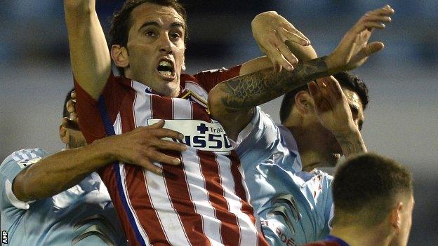 Atletico Madrid defender Diego Godin