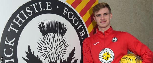 Partick Thistle defender Liam Lindsay