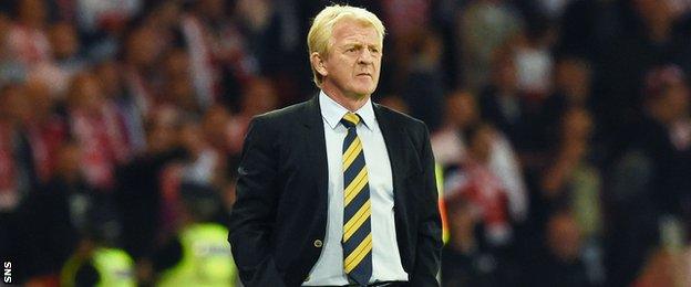 Scotland coach Gordon Strachan