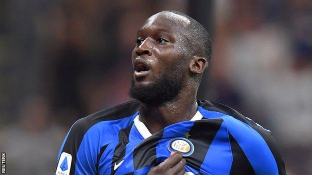 Inter Milan striker Romelu Lukaku