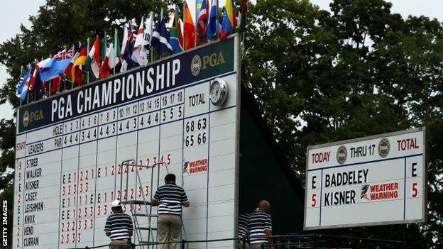 US PGA Championship leaderboard