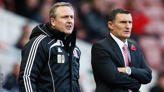 Mark Venus was Tony Mowbray's right-hand man in all his previous spells in management, at Hibernian, West Bromwich Albion, Celtic and Middlesbrough before coming to Coventry