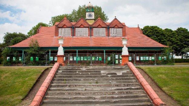 Hanley Park pavilion today