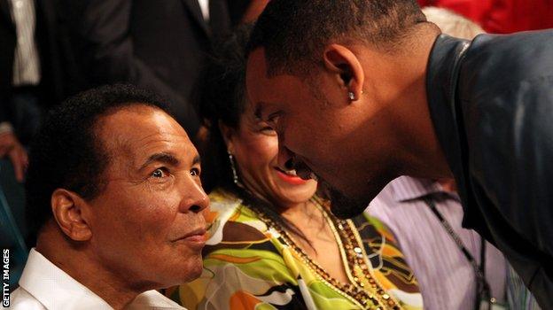 Muhammad Ali and Will Smith