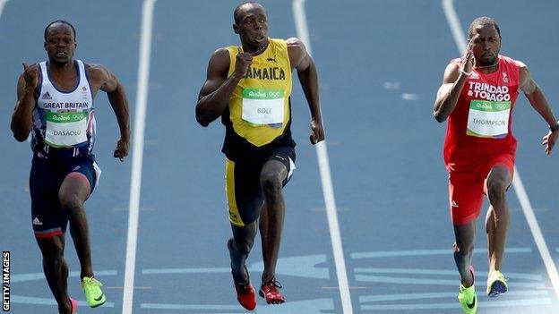 James Dasaolu, Usain Bolt