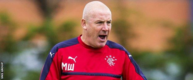 Rangers manager Mark Warburton