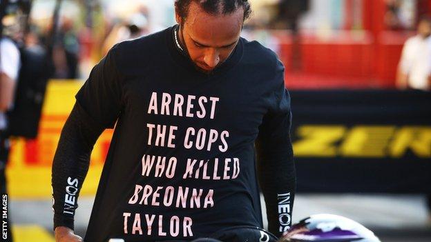 Lewis Hamilton won t let up after FIA rule out investigation into T shirt BBC Sport