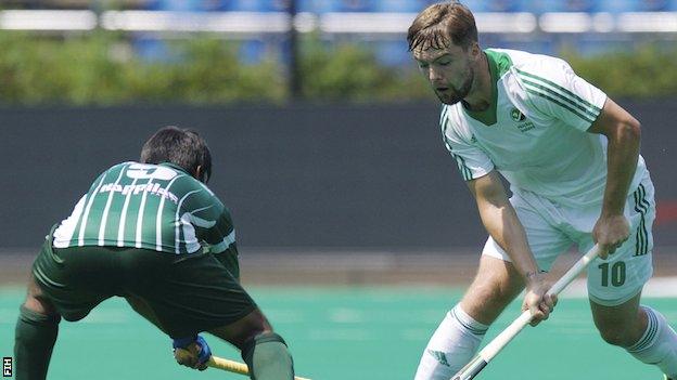 Alan Sothern scored Ireland's goal against Pakistan in the World League