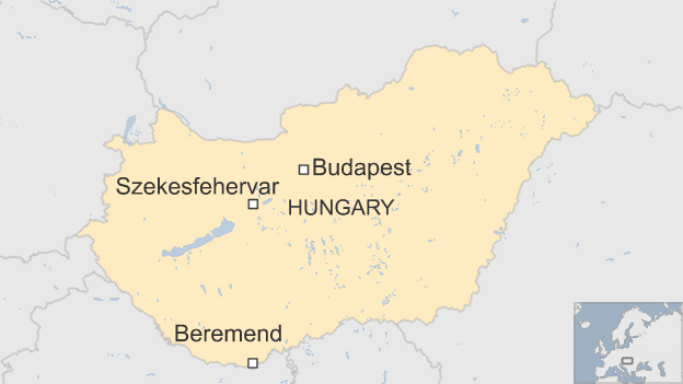 Map of Hungary