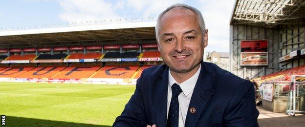 Dundee United manager Ray McKinnon