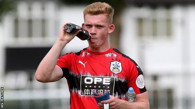 Huddersfield Town's Lewis O'Brien