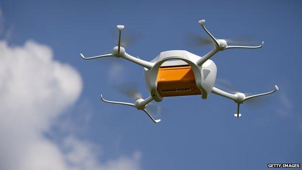 Swiss Post delivery drone