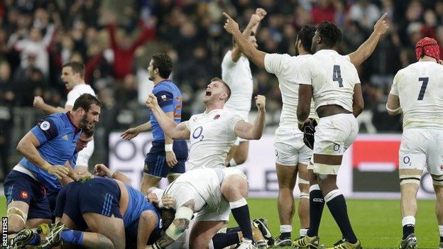 England beat France