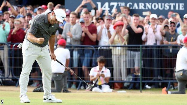 Francesco Molinari won the 2018 Open at Carnoustie