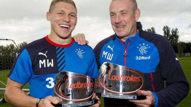 Martyn Waghorn and Mark Warburton