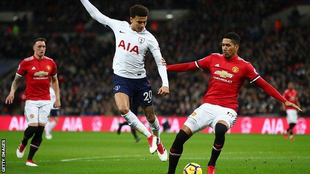 Manchester United will face Tottenham in the FA Cup semi-final