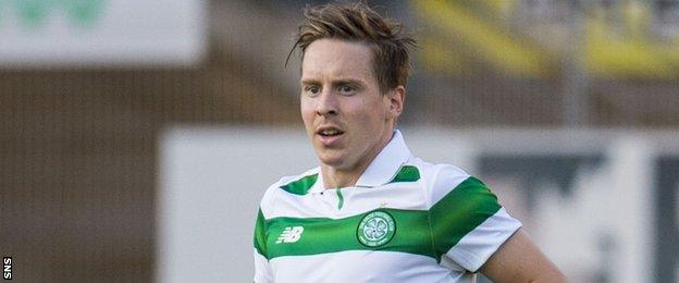 Celtic midfielder Stefan Johansen