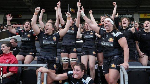 Exeter women's team