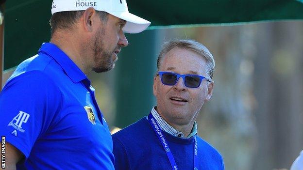 Keith Pelley talks to Lee Westwood