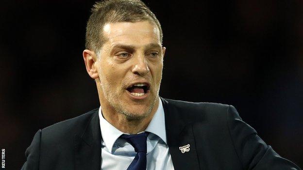 West Ham manager Slaven Bilic