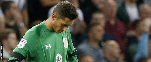 Aston Villa goalkeeper Pierluigi Gollini has so far kept three clean sheets in 10 games