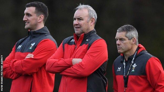 Sam Warburton (left) was part of Wayne Pivac's Wales backroom team alongside defence coach Byron Hayward (right) between November 2019 and October 2020