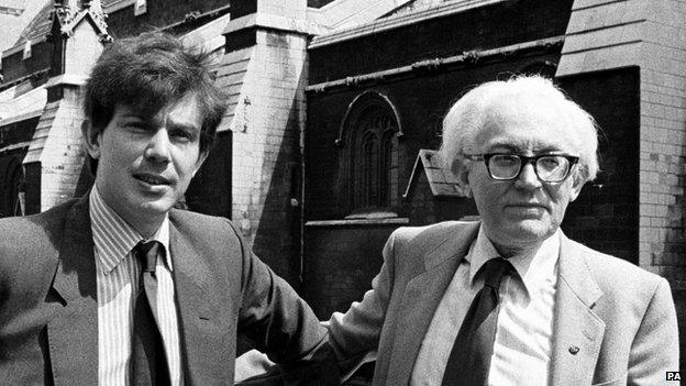 Tony Blair and Michael Foot