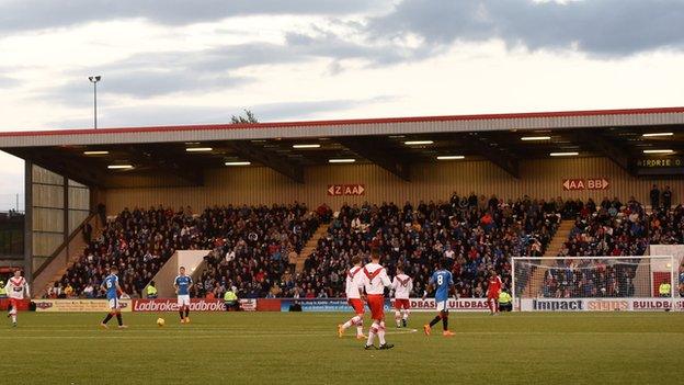 Airdrieonians' Excelsior Stadium