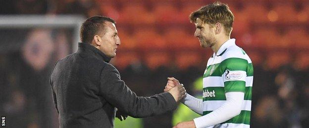 Brendan Rodgers and Stuart Armstrong