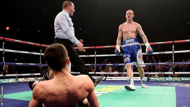 Groves floored Froch inside a round and looked on course for a massive upset in 2013