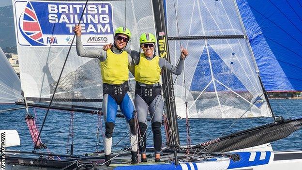 British sailors John Gimson and Anna Burnet