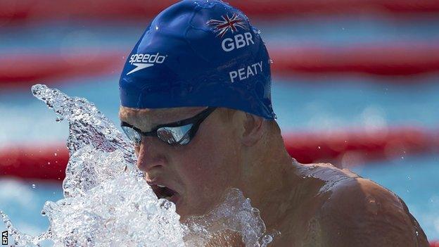 Britain's Adam Peaty in Barcelona