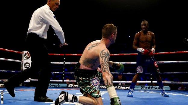 Ricky Burns and Julius Indongo