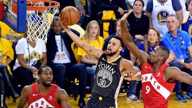 Golden State Warriors and Toronto Raptors