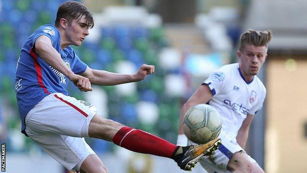 Coleraine fought back from 2-0 down to draw 2-2 against Linfield at Windsor Park