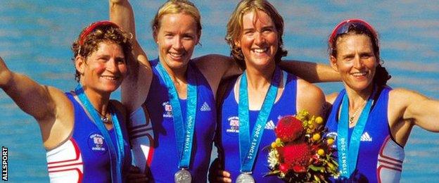 2000 - Guin Batten, Gillian Lindsay, Katherine Grainger and Miriam Batten