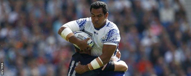 Samoa back-row Maurie Fa'asavalu