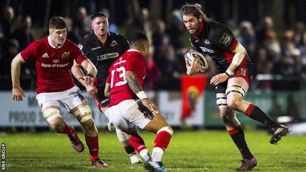 Edinburgh will now take on Munster later in the month