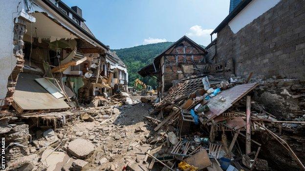 Flood damage is still having an effect on residents in Germany