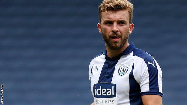 James Morrison in action for West Brom